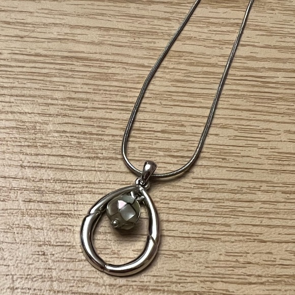 Lia Sophia Silver Necklace - Picture 1 of 6